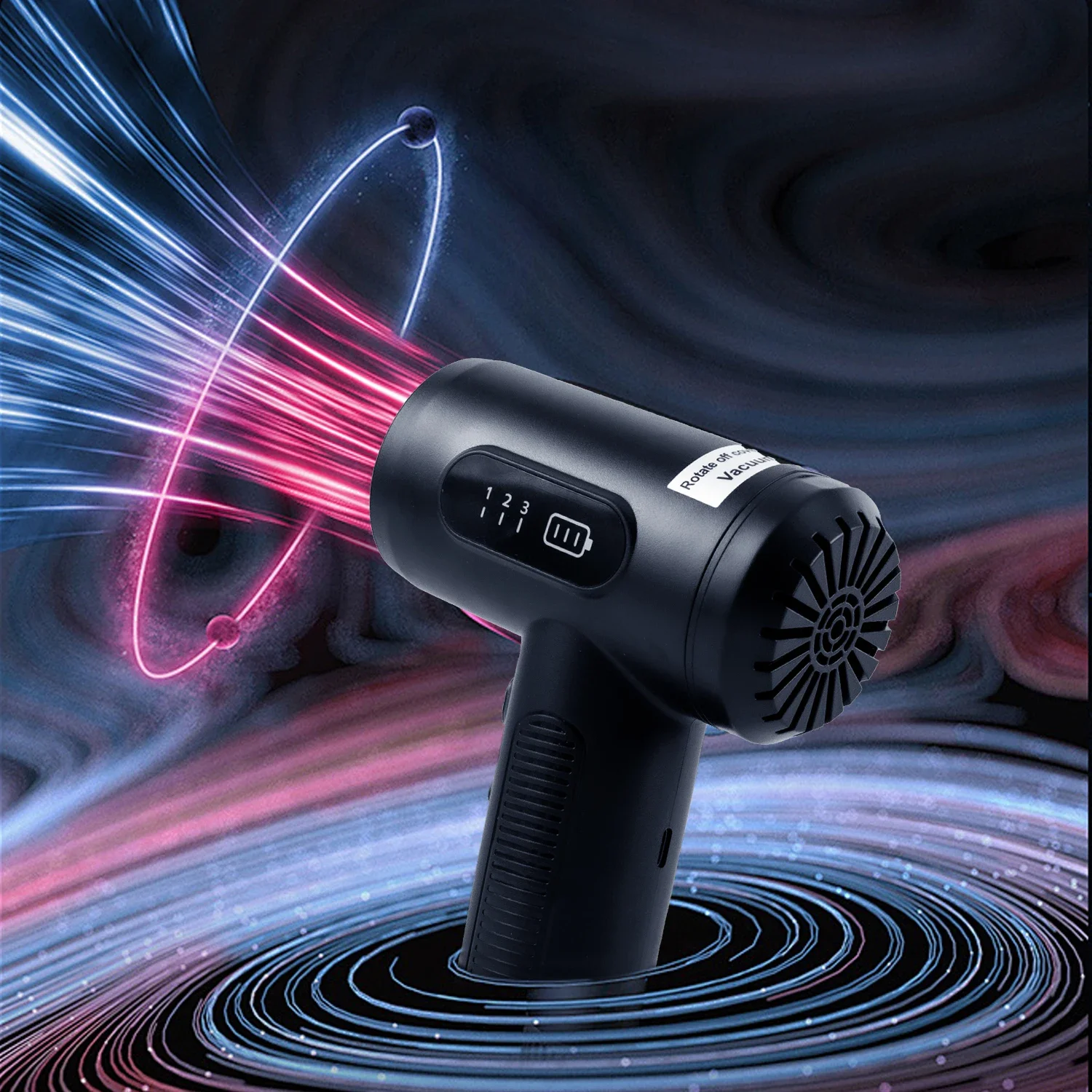 자동차 진공 청소기 휴대용 충전식 3 in 1 먼지 버스터 공기 송풍기 핸드 펌프, 키보드 청소용 미니 휴대용 진공