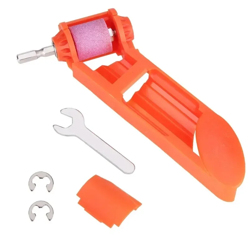 New 2-12.5mm Corundum Grinding Wheel Bit Tool Portable Drill Bit Sharpener Twist Drill Bit Sharpening Machine Blue or Orange