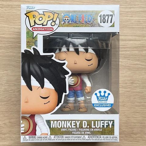 Monkey D Luffy (Marineford Memorial) 1877 Figures Funko Pop One Piece Vinyl Figure 4.3inch Limited Edition Model Toy Gift