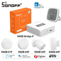 SONOFF SNZB-01P SNZB-02P SNZB-03P SNZB-04P Zigbee Door Window Sensor Temperature Humidity Human Presence Sensor Bridge Gateway