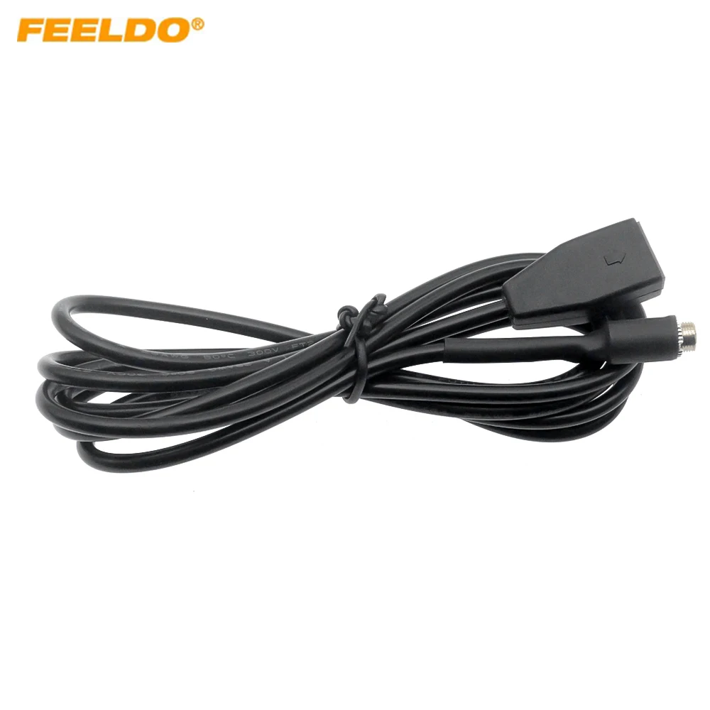 

FEELDO 1PC 3.5mm Female AUX Input Cable Adapter Only For BMW E46 With Business CD Radio Headunit #AM6253