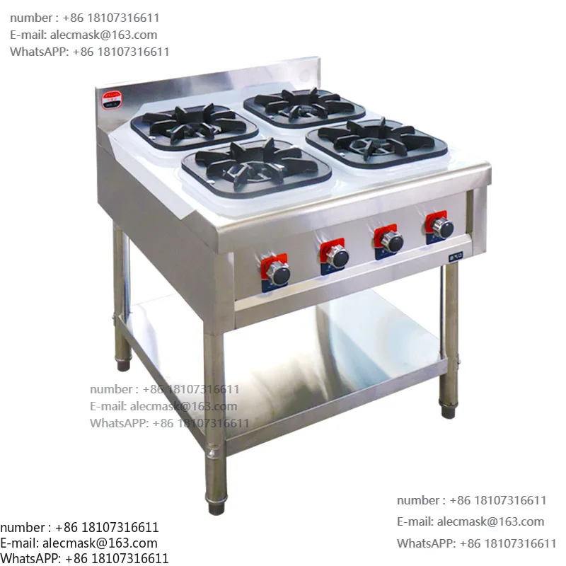 

commercial multi-head claypot stove spot stainless steel six-burner clay pot stove stretch crock stove