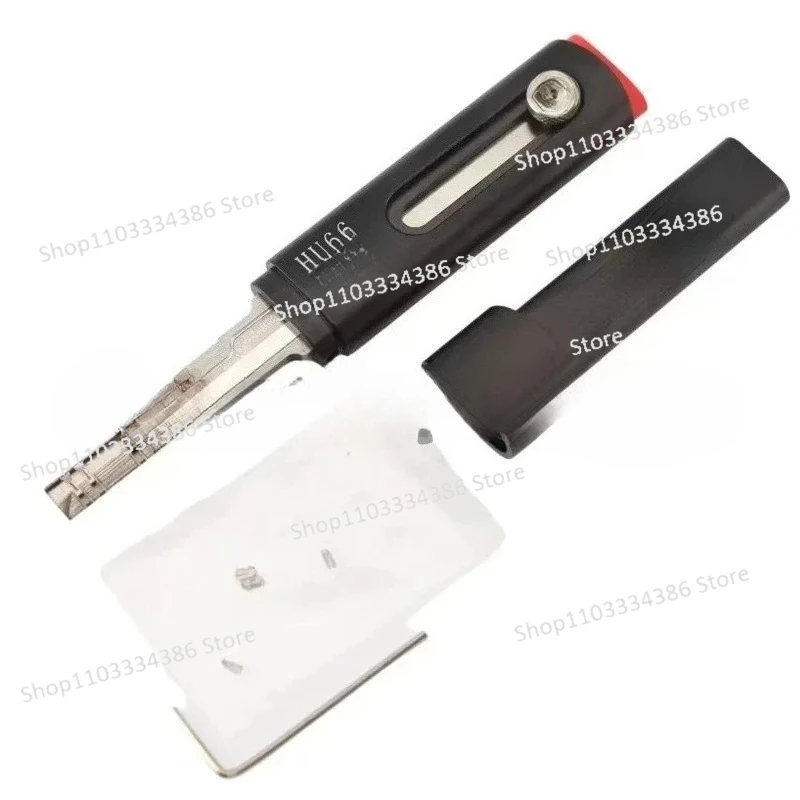 

Pick and Decoder for Hu66 Lock Pick Decoder New Hu66 Key Blanks - Safe and Durable Update Tool for 2 in 1 Hu66 Automatic Lock
