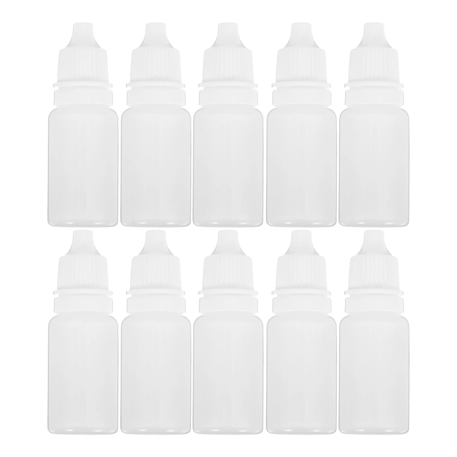 

10 Pcs Eye Drop Bottle Liquid Dropping Dropper Bottles Sample Empty Plastic Travel Mini