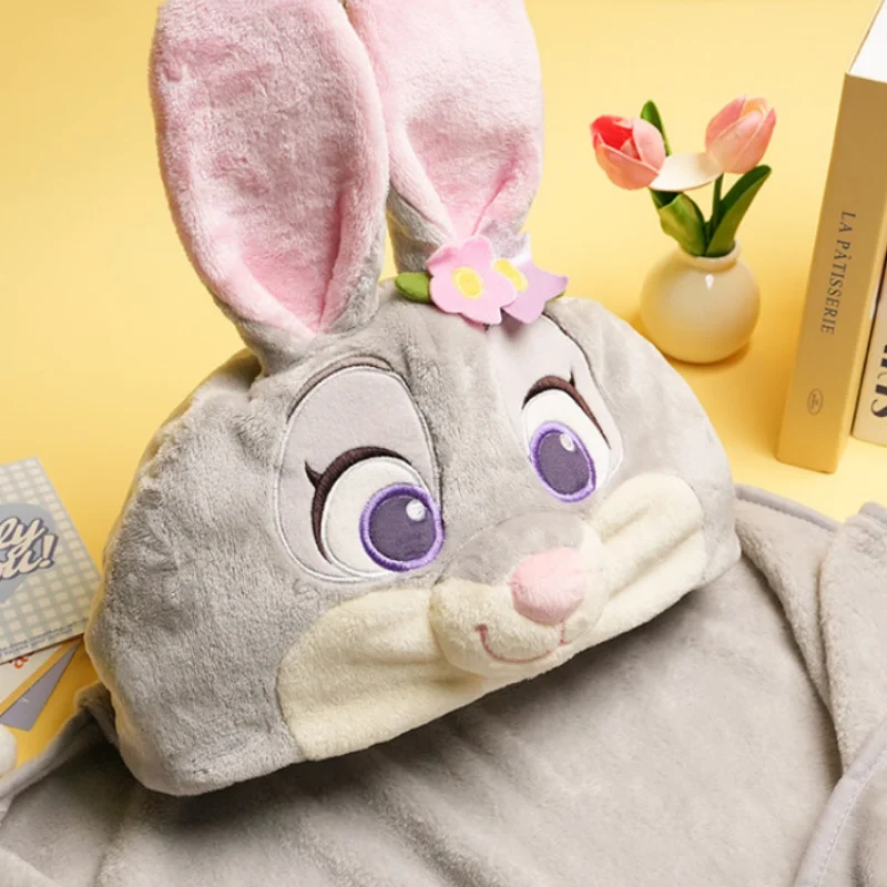 

Дисней мультфильм Джуди Ник Зоотопия периферия офис Рождество с капюшоном рабочая станция летняя студенческая шаль для сна одеяло с кондиционером