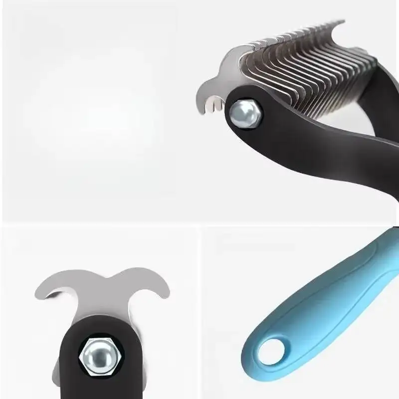 New Professional Pet Cat Hair Removal Comb Brush Dog Grooming Shedding Tools Puppy Hair Shedding Trimmer Pet Fur Trimming Combs gallery 4