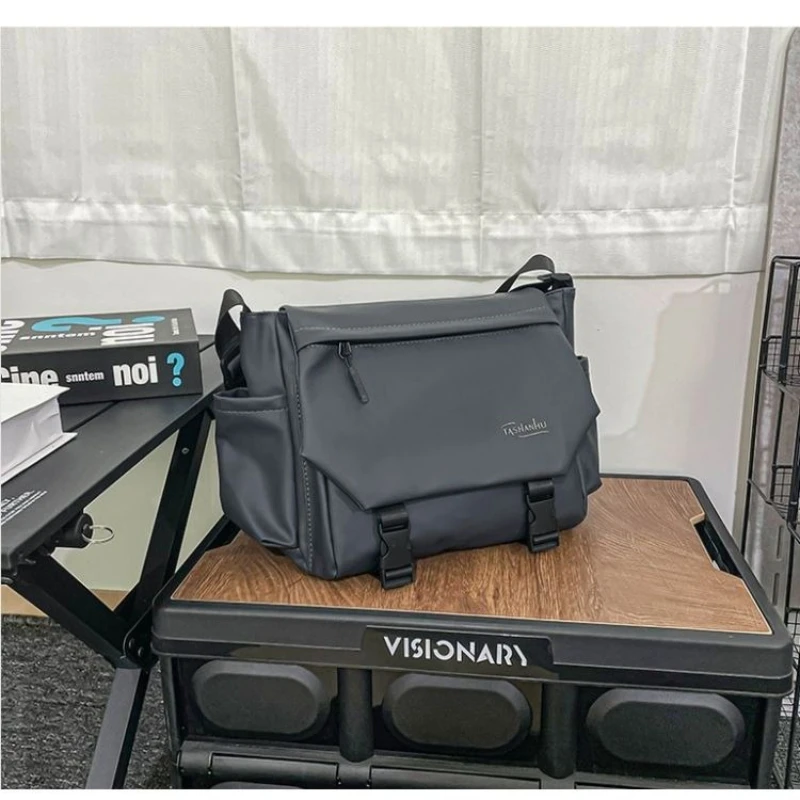 Gray Black Blue Green Waterproof Crossbody Messenger Large Capacity Unisex Sling Shoulder Bag Casual Travel Work For Men Women