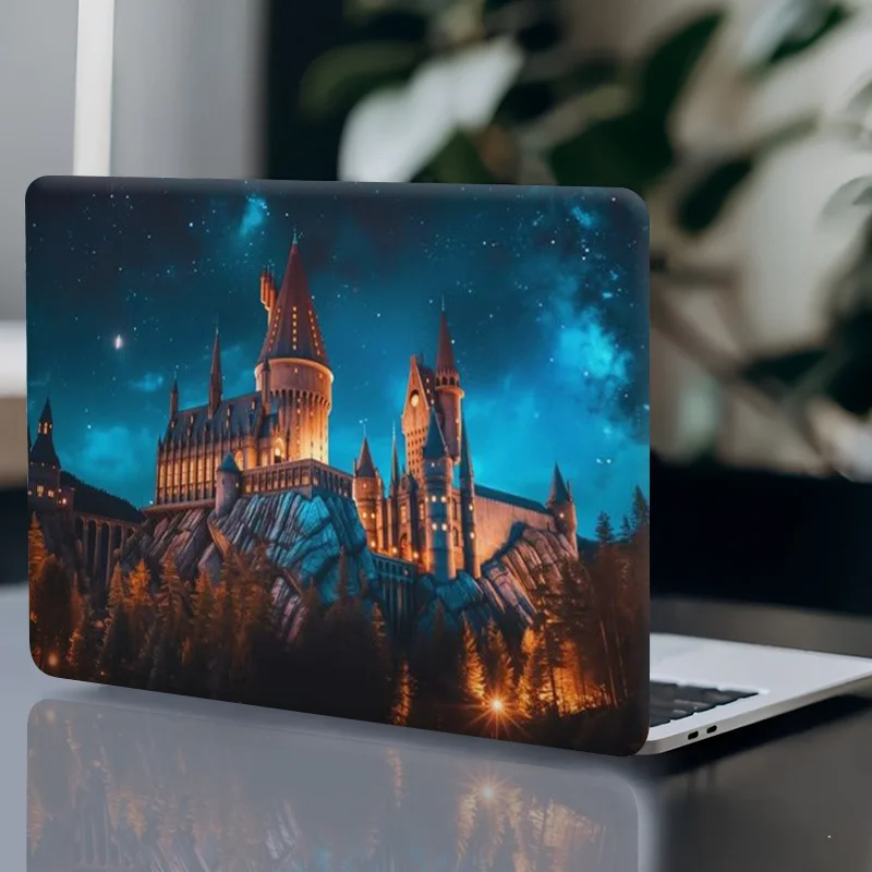 

Набор из 2 наклеек для ноутбука Magic Castle, чехол для компьютера, устойчивый к царапинам самоклеящийся прочный, простой в установке и снимать,