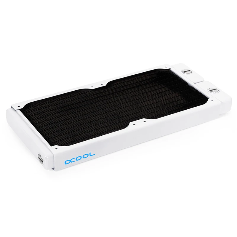 Imagem -03 - Alphacool Nexxxos Xt45 V.2 Branco Cobre Completo 280 mm Radiador 316.5x143x45.5 mm Usando para Computador Loop Líquido Construir Água de Refrigeração