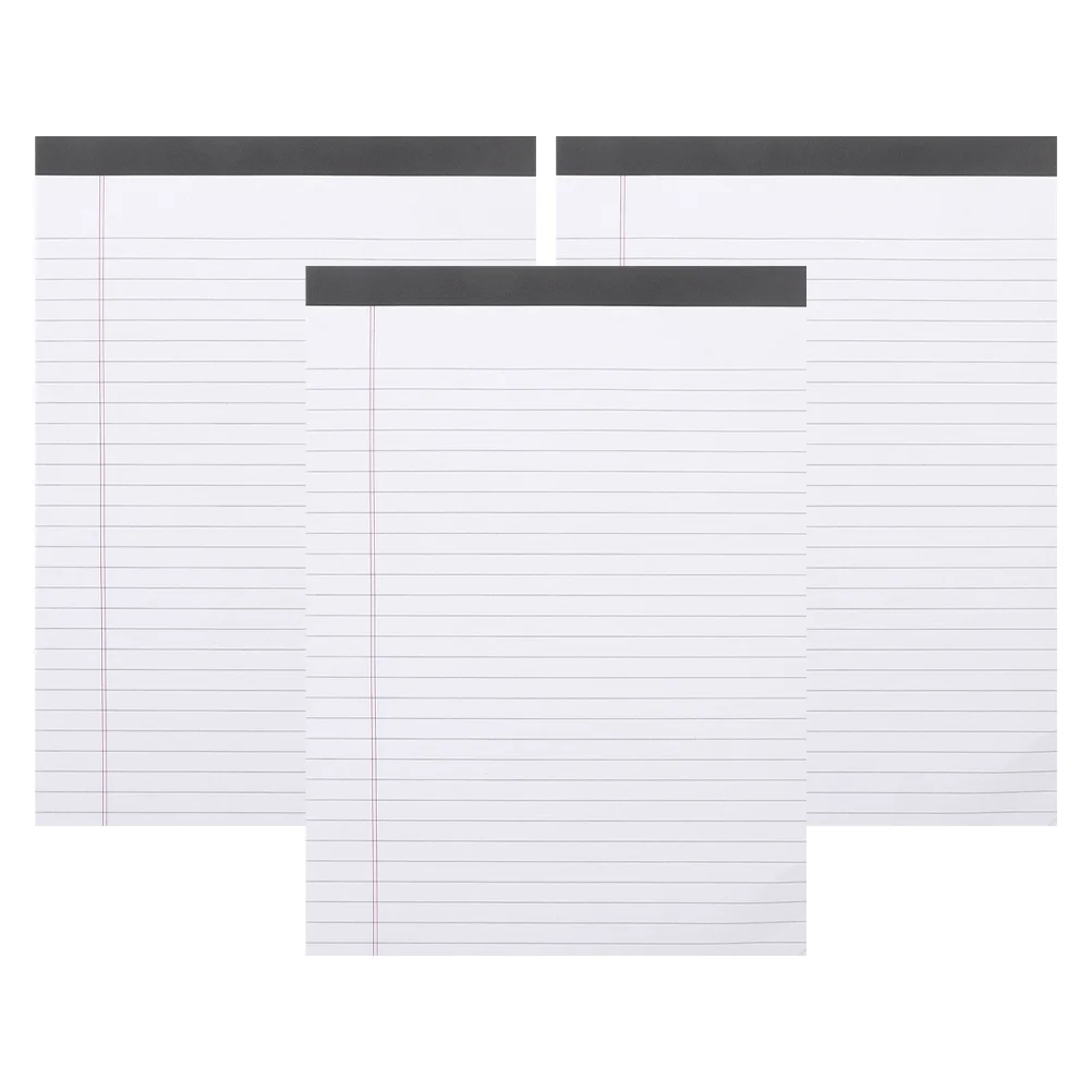 3개입 떼어내는 메모지 A4 휴대용 줄노트 두꺼운 줄지 노트 학생용 사무용 회의 노트용 줄지 노트