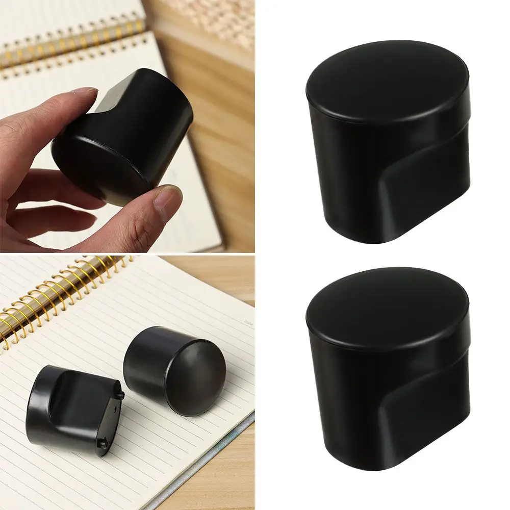 2PCS Public Toilet Black Bathroom Handle Partition Handle Knob Plastic