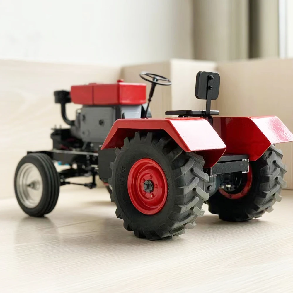 Four Wheel Drive Tractor Engine Model with Seat Light Engine Generator Model Remote Control Car Toy