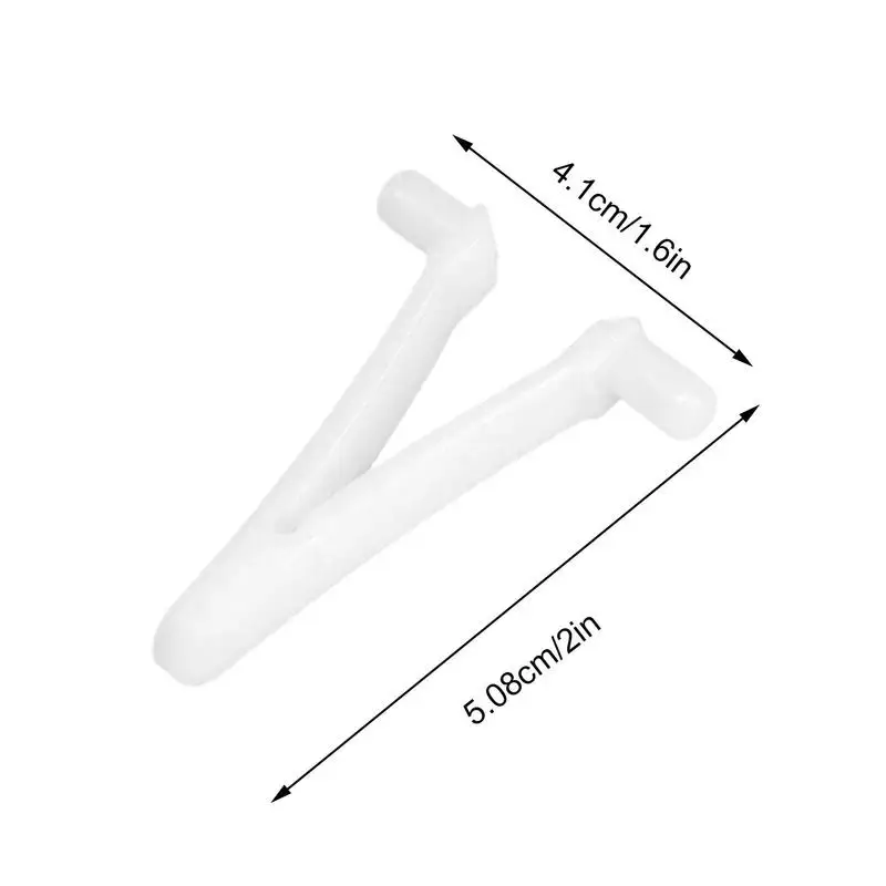 Pool Pole Net Clips para Limpeza, Escova e Skimmer Net, Borboleta, Paredes