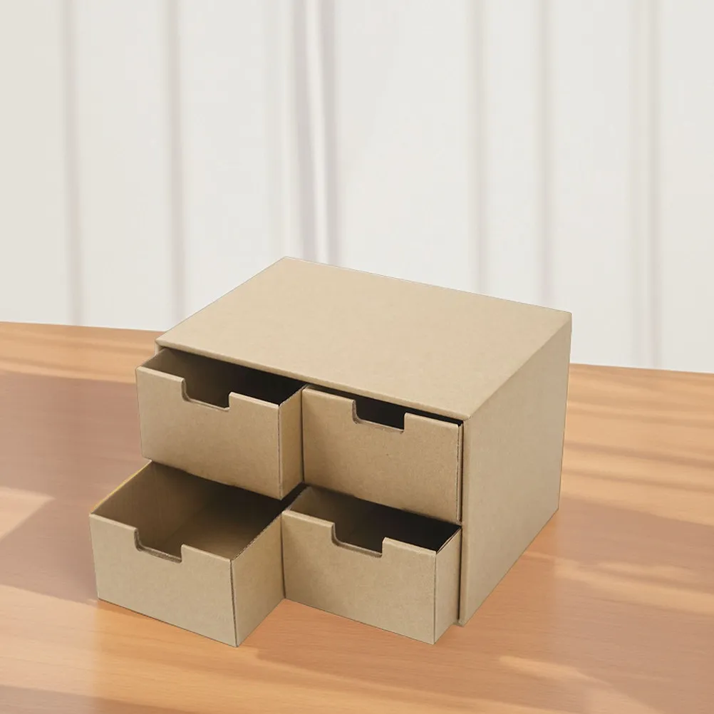 

Paper Organizer Storage Box Large Capacity Drawer Style Office Desktop File Storage Box Document Desk Drawer Organizer Bin