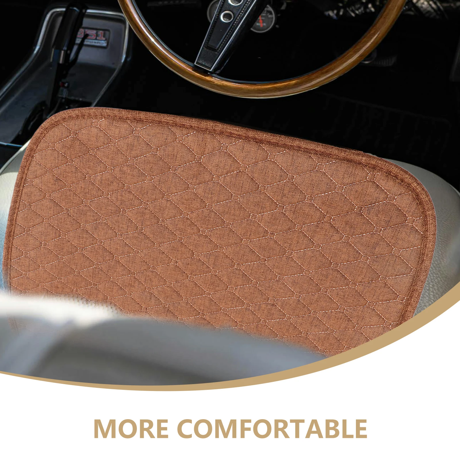 

1Pcs All Season Car Seat Cushion with Back Support Non Slip Lumbar Pad for Comfortable Driving