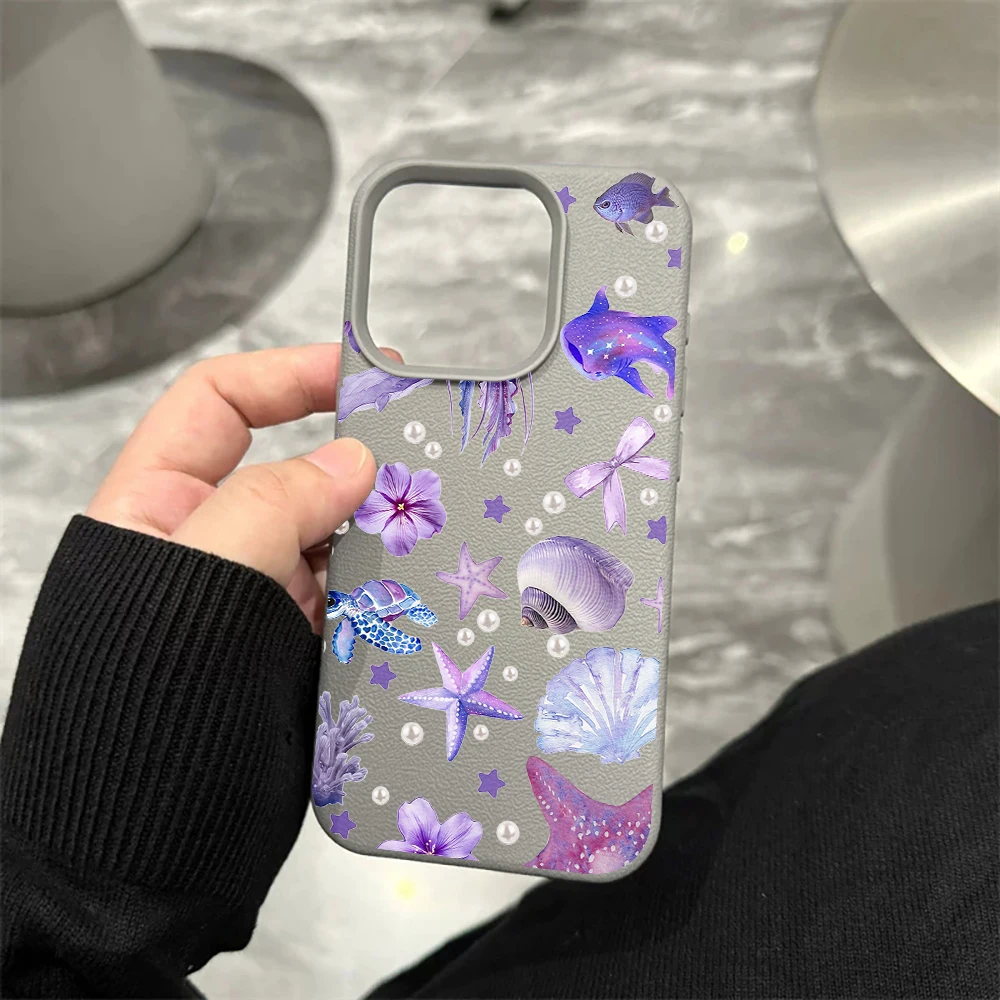 Fantasy-Meereskreaturen-Handyhülle für iPhone 17 16 15 14 13 12 11 ProMax 16 15 14 Plus 17 16 15 14 Pro 17Air Silikon-Matt-Cover – Detail 9