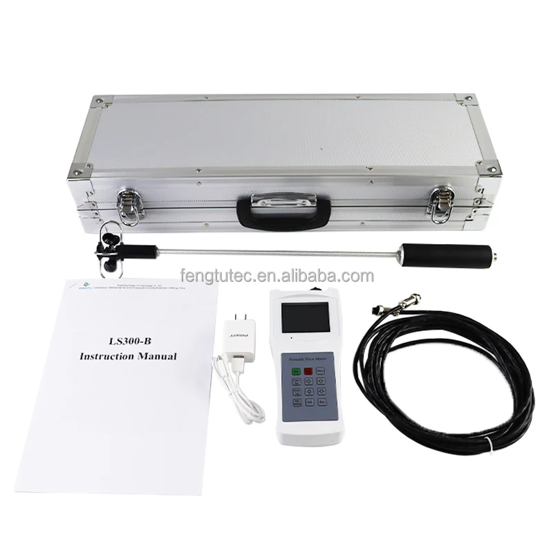 Portable Direct Reading Flow Meter Water Flow Meter for River Velocity Detection Portable Liquid Flow Meter