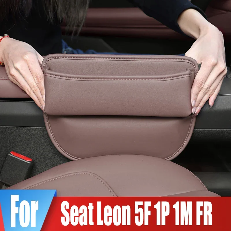 For Seat Leon 5F 1P 1M FR New Car Seat Gap Filler Tidying Tray Sundries Storage Box For A Neat And Tidy Car Interior Accessories view 2