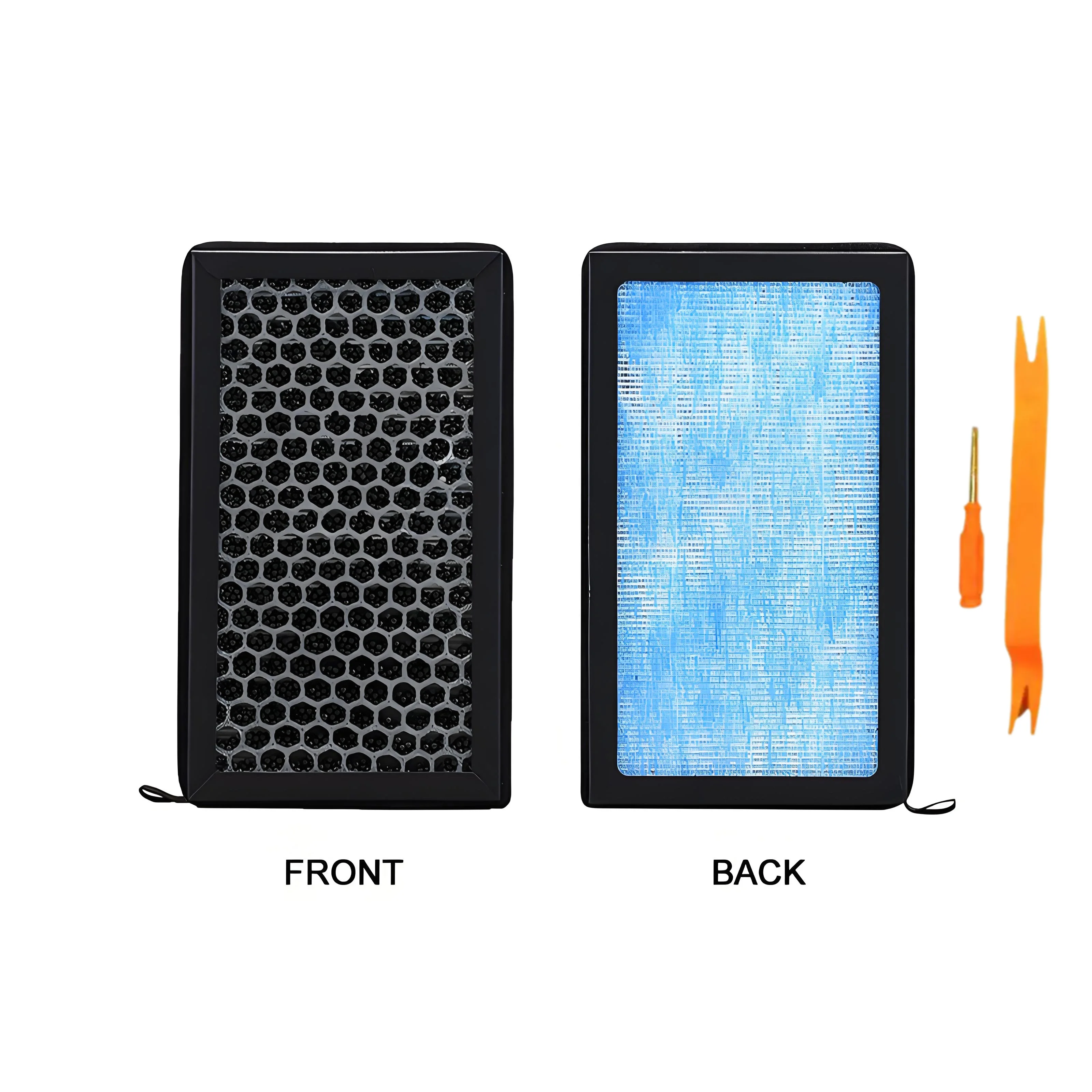 

Air Filter For Tesla Model 3 Model Y 2017-2026 HEPA Activated Carbon Tesla Cabin Air Filter Replacement Accessories 2Pack