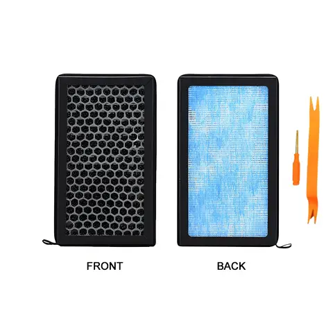 Filtro de ar para tesla modelo 3 modelo y 2017-2026 hepa carbono ativado tesla cabine filtro de ar acessórios de substituição 2 pacote