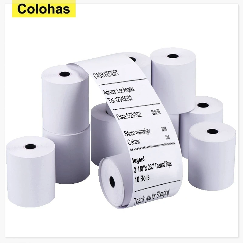 57MM Rolls Printing Paper for Mini Printer Kids Instant Print Camera Thermal Label Self-adhesive Sticker Paper Print Photo Note