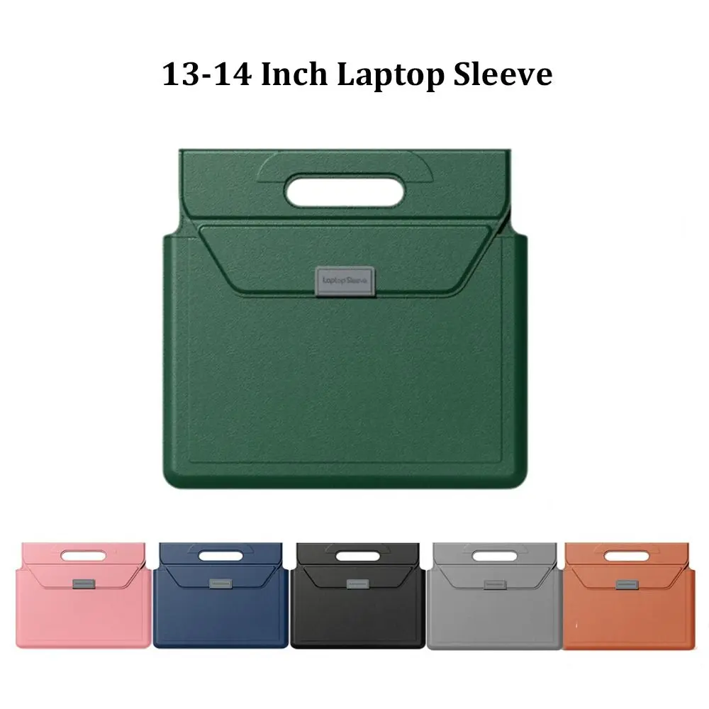 

Портативный чехол для ноутбука 13-14 дюймов, противоударный чехол с подставкой, чехол для ноутбука из искусственной кожи 3 в 1, универсальный чехол для переноски