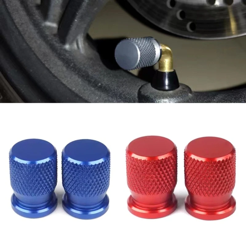 2024 New Fashion Motorcycle Wheel Tire Valves Caps, Multiple Color Selection Maintenance