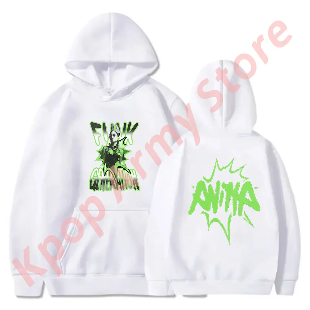 Anitta Funk Generation Tour Hoodies New Logo Merch Hooded Women Men Fashion Casual  Streetwear Sweatshirts