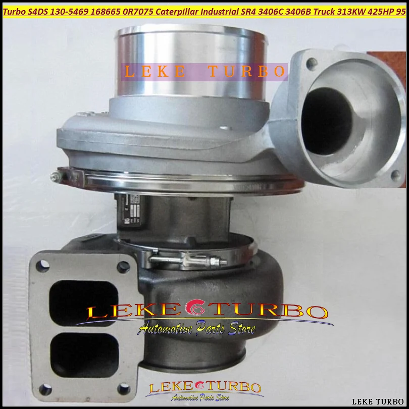 Turbo S4DS 130-5469 168665 1305469 0R7075 Turbocharger For CAT For Caterpillar Industrial SR4 3406C 3406B Truck 313KW 425HP 95-