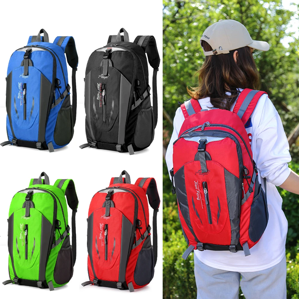 1PCS Hiking Backpack 40L,Waterproof Hiking Backpack,Large Camping Bag Outdoor Sport Travel Daypack Travel Backpack for Women Men