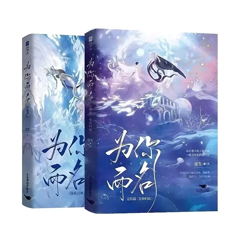 Comic Novel Book Named for You 1+2 Two Male Protagonists Youth Pure Love Literature Novel Mermaid Legend Written By Ya Sheng