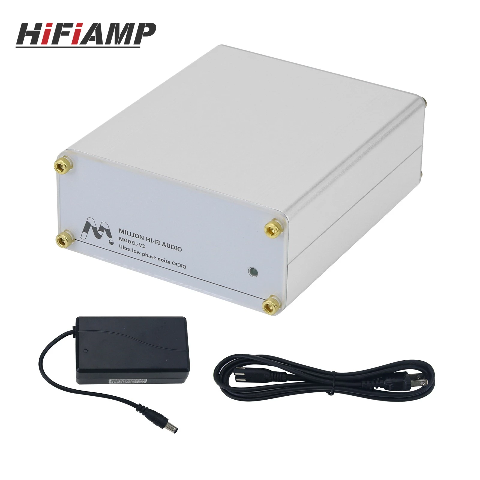 

HiFiAMP MODEL-V3 10MHz Ultra-Low Phase Noise Clock Ultra Low Phase Noise OCXO by Million Hi-Fi Audio