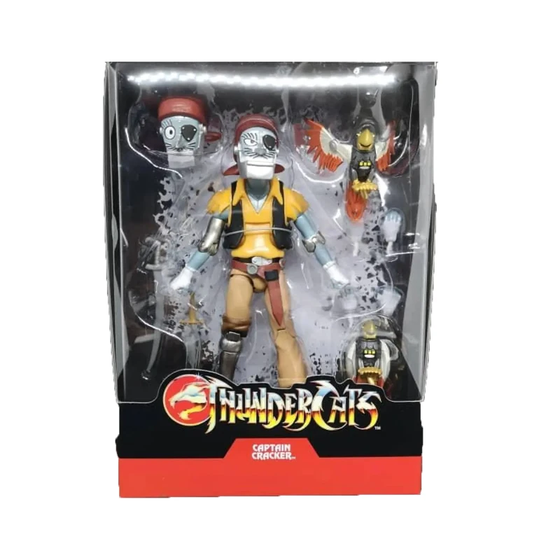 

Super7 Thundercats Ultimates Captain Cracker Pirate Scoundrel Action Figure Collection Model Deluxe Slip-case Window Box Boy Toy