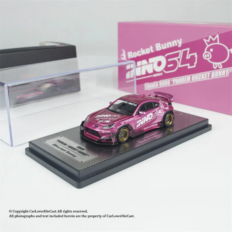 INNO 1:64 GR86 ROCKET BUNNY / YANGWANG U9 noir / NSX NA1 ROCKET BUNNY APA xpo 2025 modèles de voiture moulés sous pression