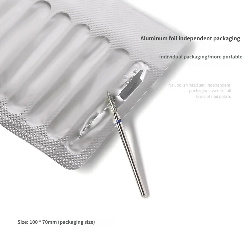 10 قطعة/المجموعة مسمار أظافر ماسية مجموعة لقمة مثقاب قاطعة المطحنة ل مانيكير الروتاري لدغ ملف الأظافر الكهربائية أداة إزالة الجلد الميت