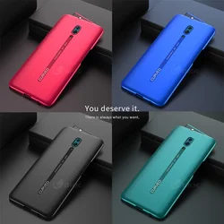 2 in 1 Lifting Camera Protection Case For OPPO Reno Reno2 Shockproof Anti-fingerprint Matte Plastic Cover For OPPO Reno 2 Case