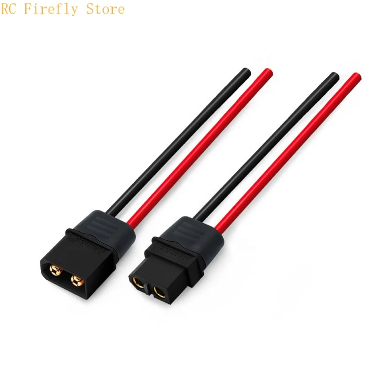 Black XT60 Connector Lipo Pigtail 12AWG 150mm Silicone Wire XT60H Battery Cable Lead For RC Aircraft UAV Model DIY Parts