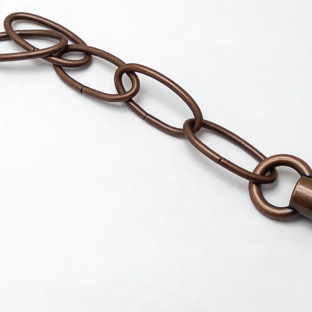 Retro Antique Bronze Iron Chain Hanging Kit For Pendant Lights Industrial Decorative Chandelier Lamp Support Fitting