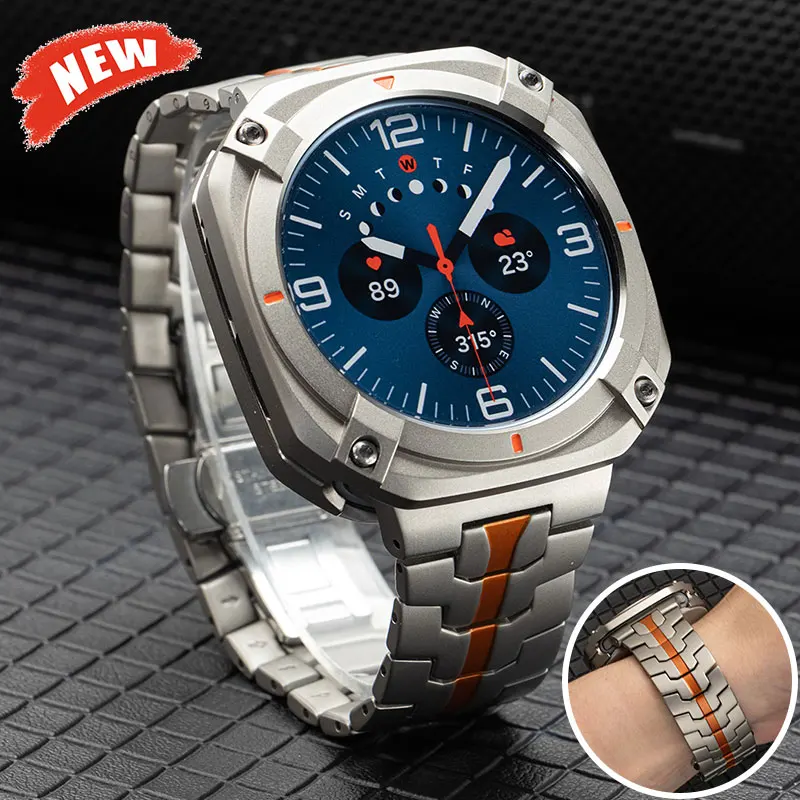 Luxury Aluminium Alloy Case+Stainless Steel Band for Samsung Galaxy Watch Ultra2025 Metal Strap for Galaxy 7 Ultra 47MM Correa