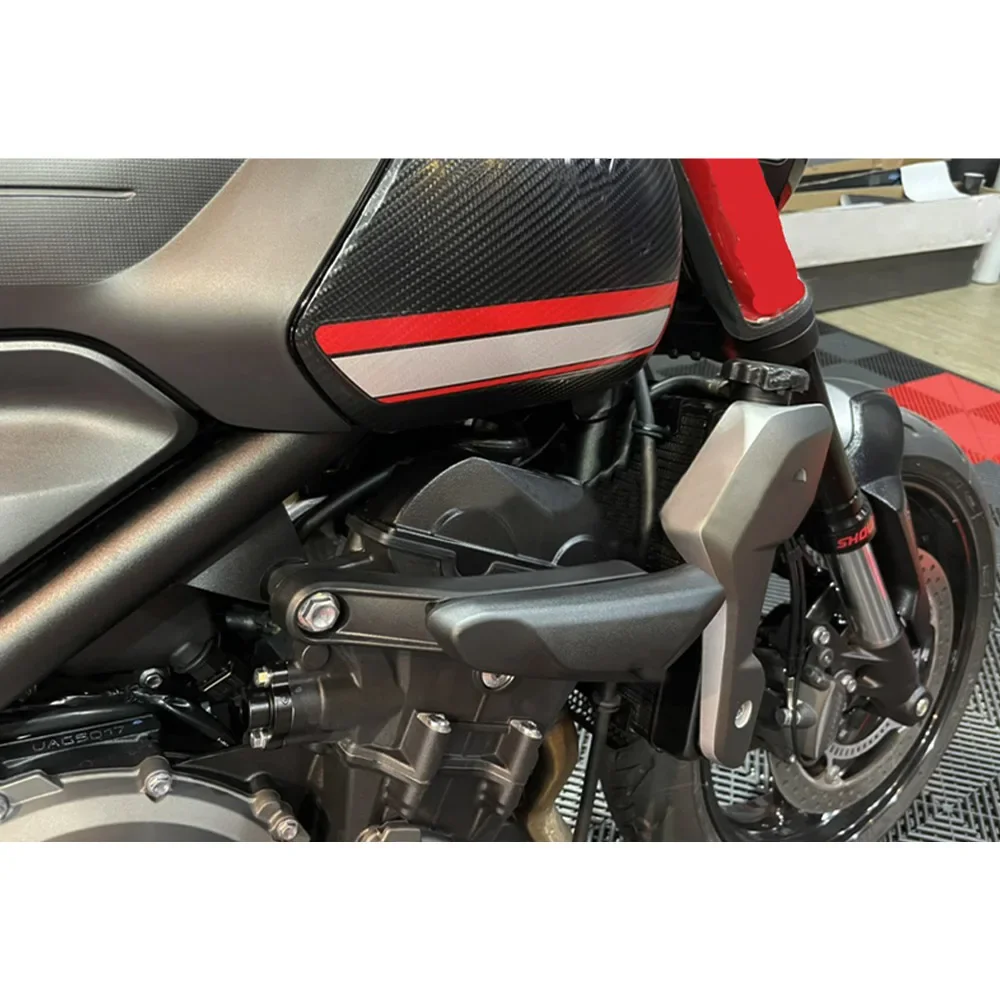 

NEW Black Motorcycle Accessories Falling Protection Frame Slider Fairing Guard Crash Pad Protector For Trident 660 2021 2022