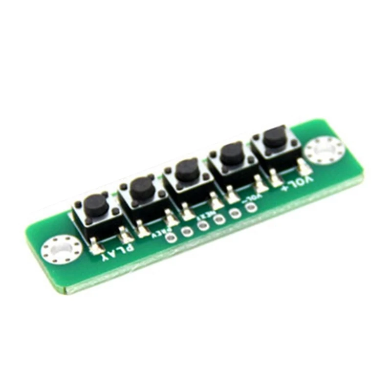3 4 5 6Bit Independent Button Module MCU Module Switches Button Board Bluetooth-compatible Power Amplier