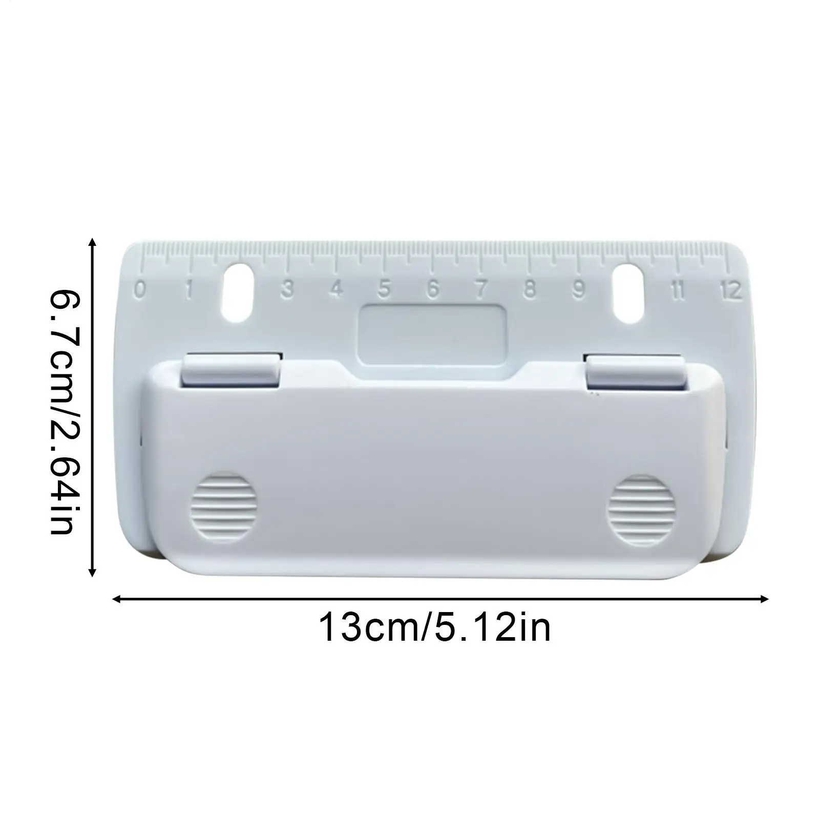 Дырокол Портативные папки с файлами Дырокол с двумя отверстиями 8 см Расстояние между отверстиями Ручные канцелярские товары со шкалой Штамповочный станок для