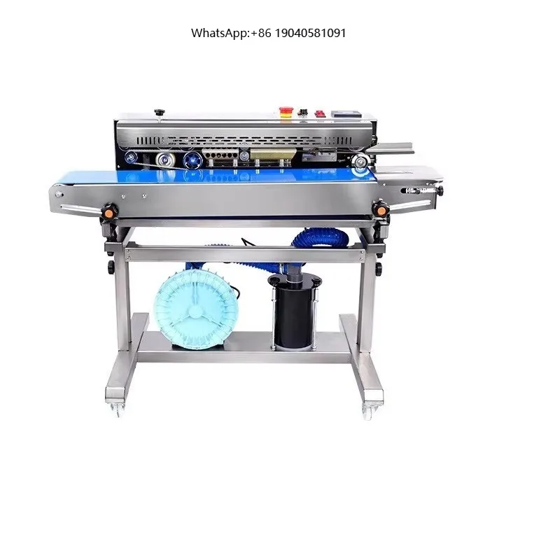 Hot Selling Fill Nitrogen Gas Flush Flushing Potato Chips Professional Horizontal Sealing Induction Machine