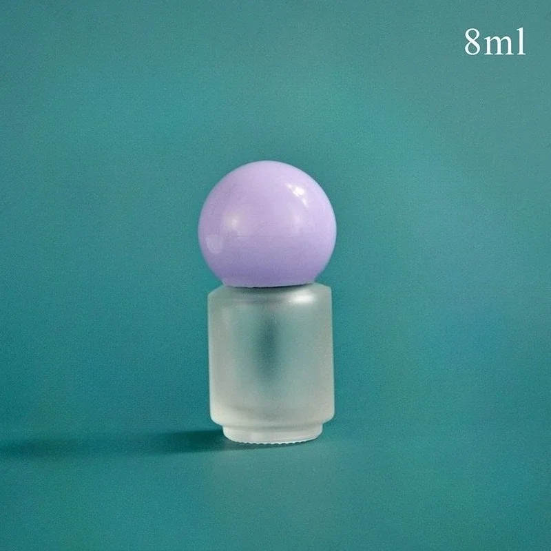 10 مللي زجاجة طلاء الأظافر الزجاج متجمد حاوية فارغة زجاجات هلام مع فرشاة النفط العلاج بالضوء لاصق الجبن ثقب التعبئة والتغليف يمكن #5