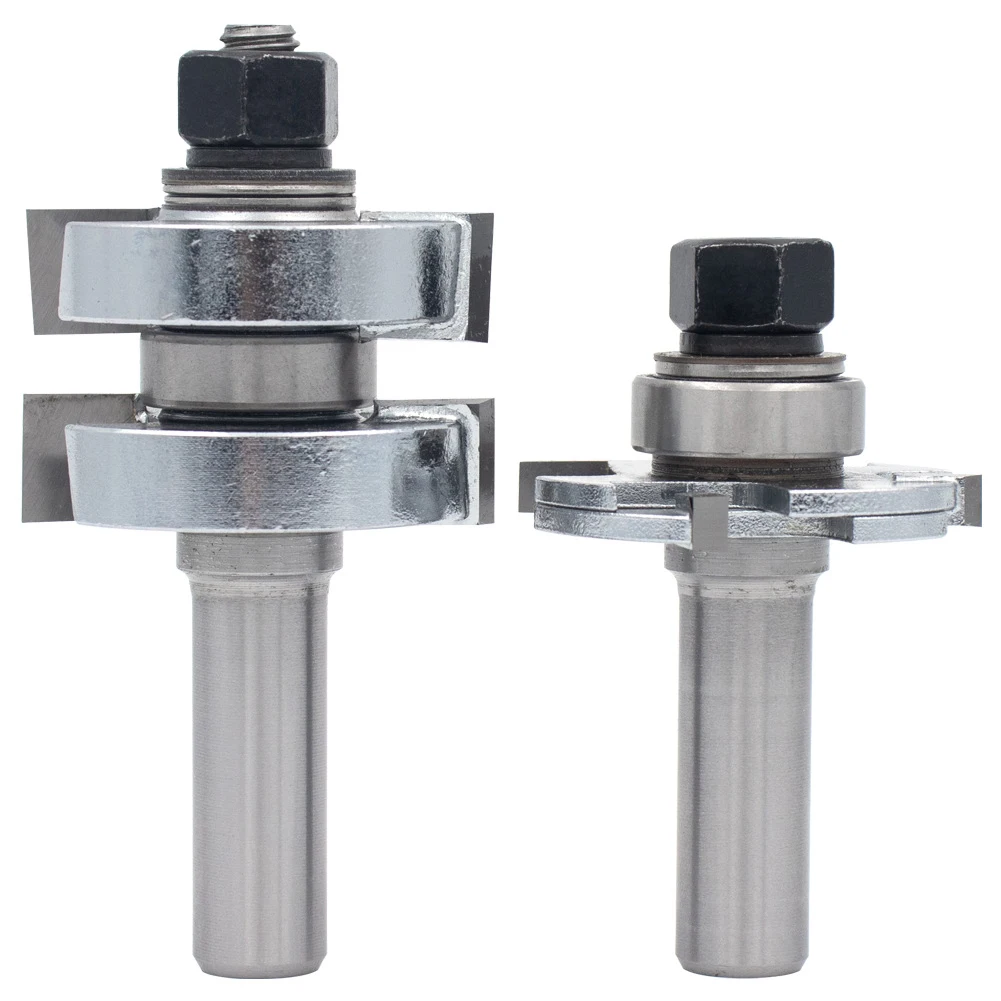 

Adjustable Mortise Cutter Set for Woodworking TShaped Router Bits with Precision Slotting from 6 to 10 Millimeters