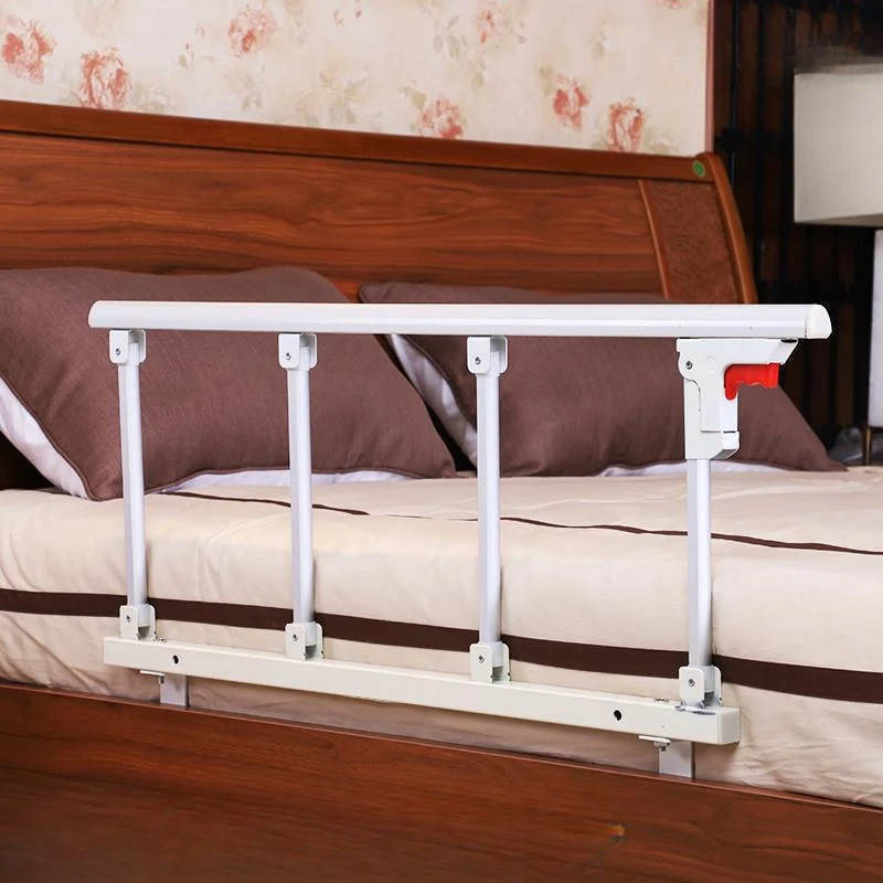 Easy To Install Crib Guardrail, Elderly Riser Handrail, Baby Fall Protection Fence Durable, Bedside Collapsible Stopper Rails