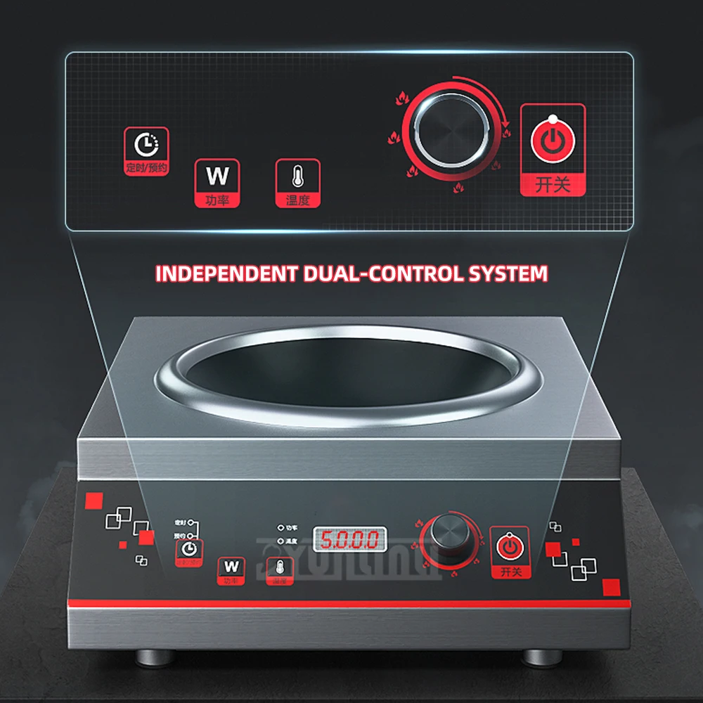 가정용 쿡탑 스토브 가정용 고전력 전기 세라믹 스토브 평면 오목 Kuchenka Indukcyjna