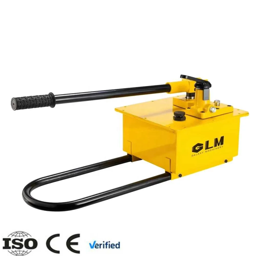 

Single Acting Hand Hydraulic Pump 700 Bar Two Stage Steel 7.5L Oil Capacity Industrial Machinery Use Model SSP7-8