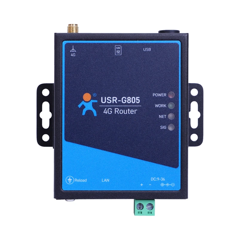 Imagem -02 - Roteador Celular 3g Lte Industrial 4g Dispositivo Usr-g805 Iot Suporte L2tp Pptp Vpn