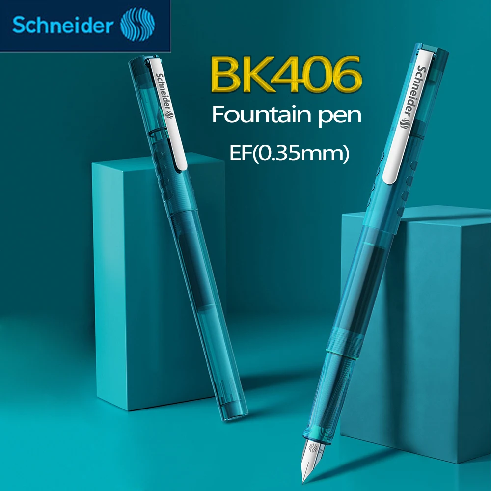 

1PC Schneider BK406 Fountain Pen Specialized EF Tip for Handwriting Practice School Supplies Office Supplies Pens for Writing